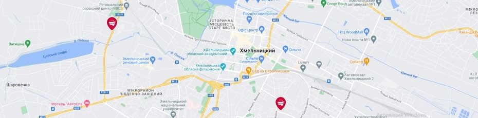 Техосмотр Хмельницкий испытательные лаборатории Центр-Авто карта